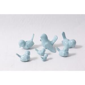 Blue Bird Incense Stand Lot Small Ceramic Figurines ~ 260317-WH 992